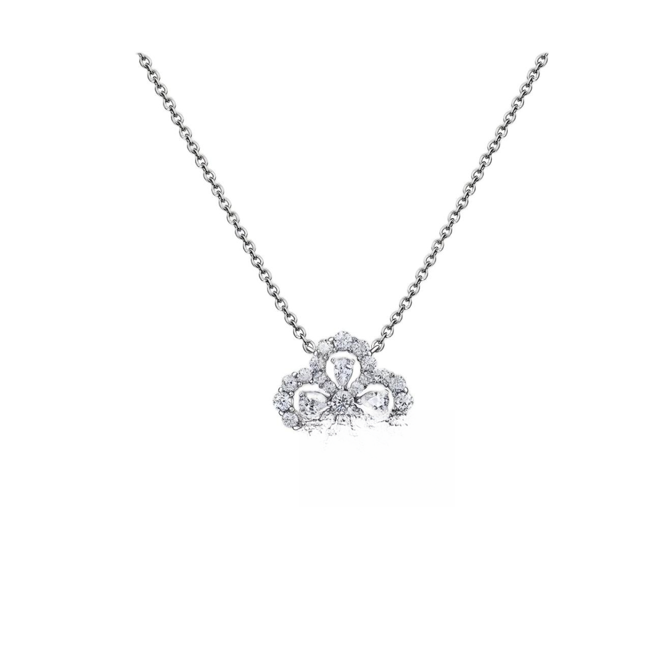 I8K-海瑞温四叶草项链气质女日韩经典欧美风