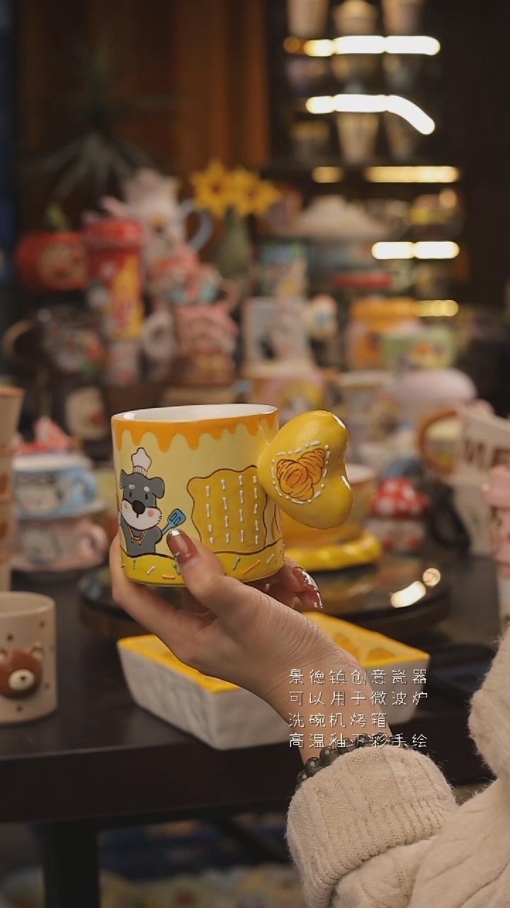 景德镇釉下彩绘设计师款式陶瓷