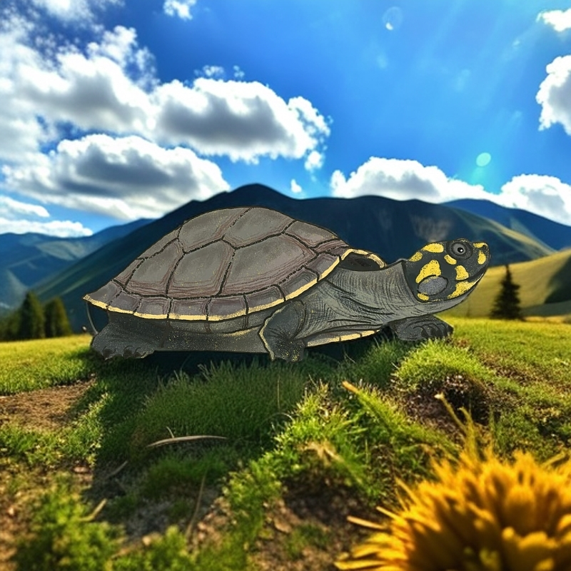 黄头龟侧颈龟忍者神龟深水长颈观赏吃粪乌龟粑粑清理鱼缸热带公母