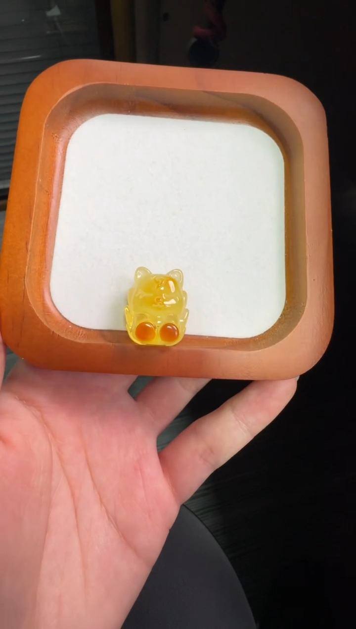 【闪购商品】琥珀珠宝奇石未镶嵌狐狸