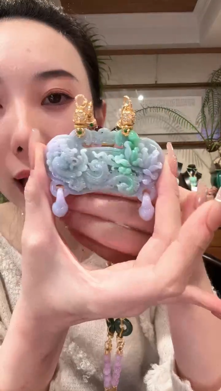 【闪购商品】翡翠颈饰未镶嵌国风