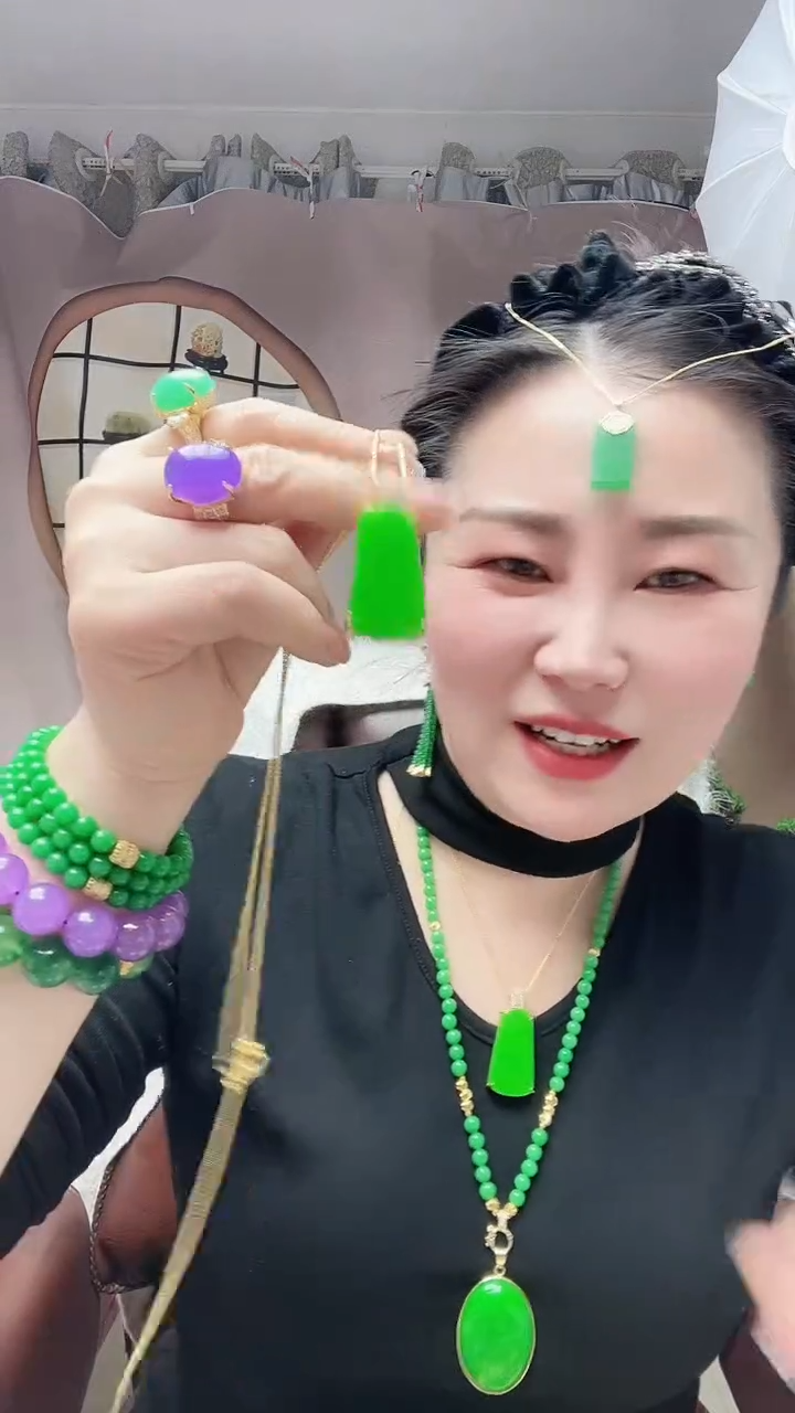 【闪购商品】翡翠颈饰14K金镶嵌26号