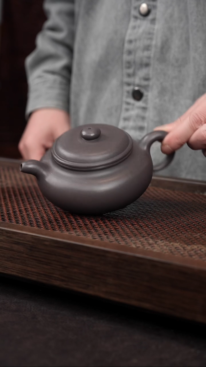 【闪购商品】紫砂茶壶天青大仿古