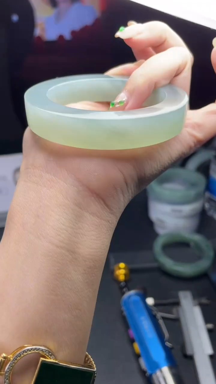 定制翡翠手镯未镶嵌定制手镯YJZQ/DZS