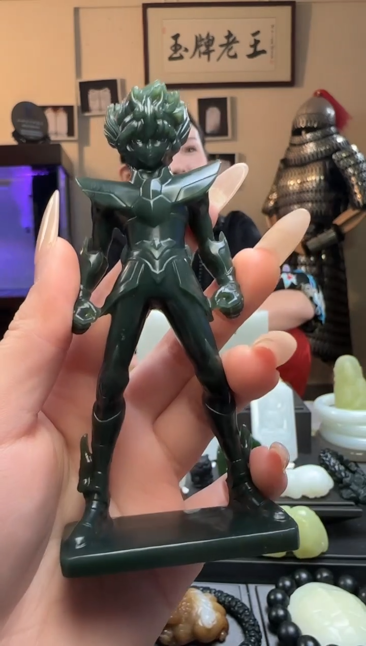 【闪购商品】和田玉青玉未镶嵌摆件