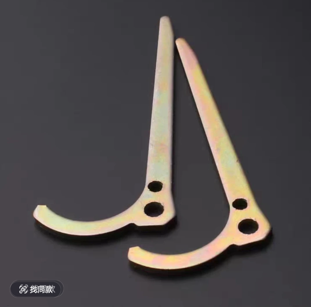 成品发货免打孔地钉配件水泥水管钉地插五金加工件