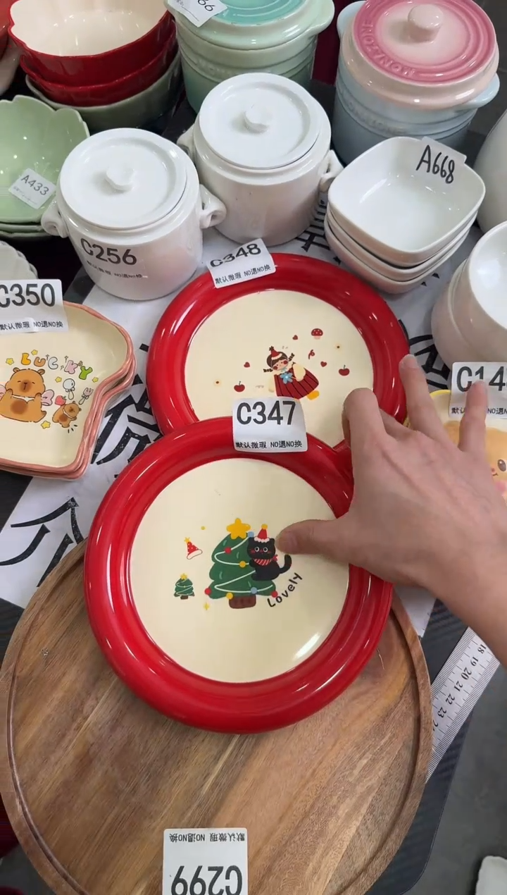 摆件陶C347+348      仓库微瑕陶瓷清仓福利