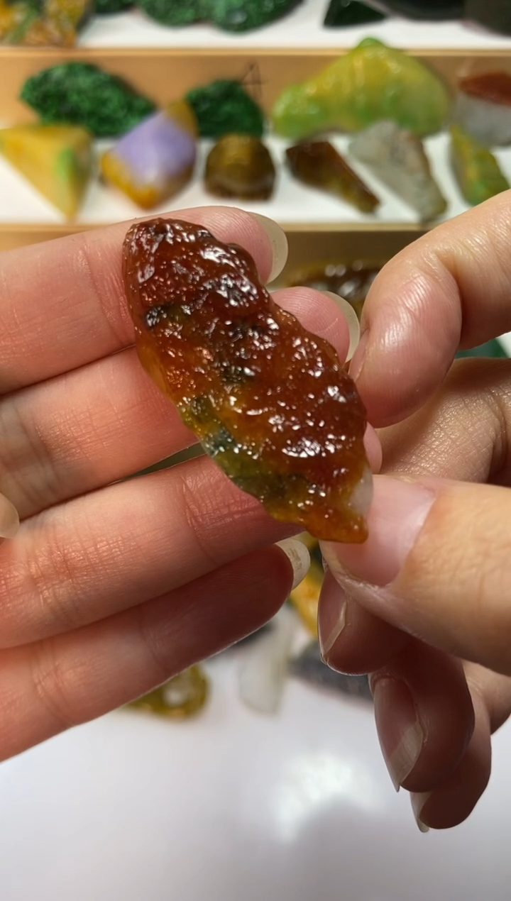颈饰未镶嵌翡翠用****子175天然翡翠