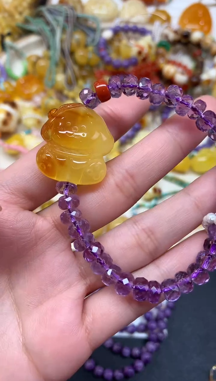 【闪购商品】蜜蜡裸石未镶嵌手串A92|880