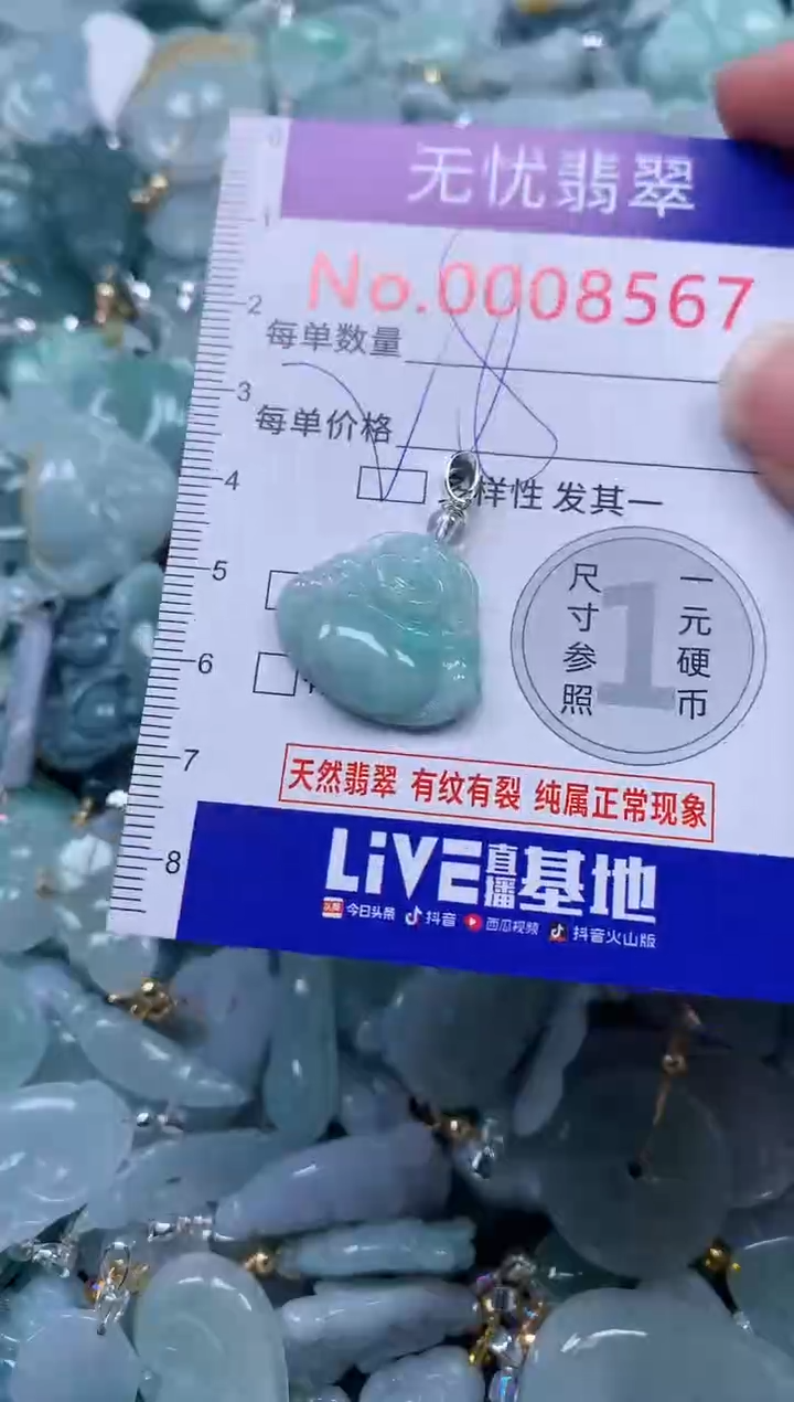 颈饰未镶嵌翡翠8567