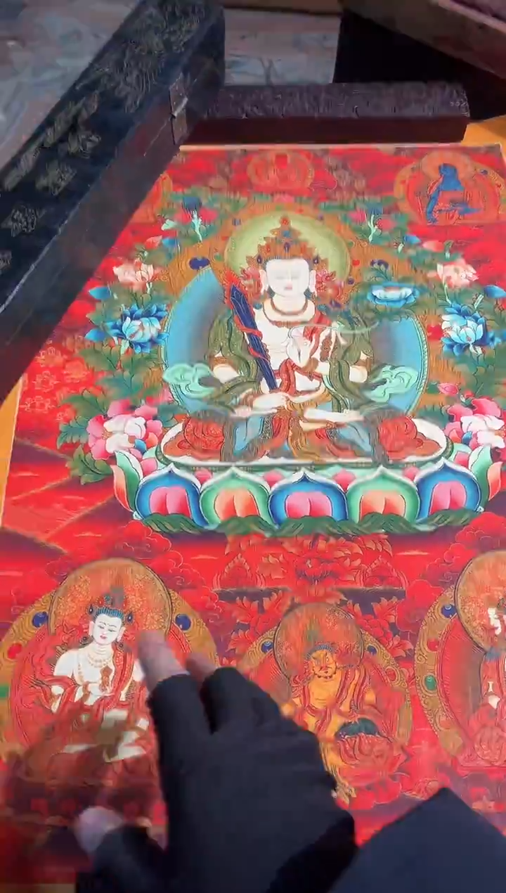 卷轴画路路的唐卡tk160