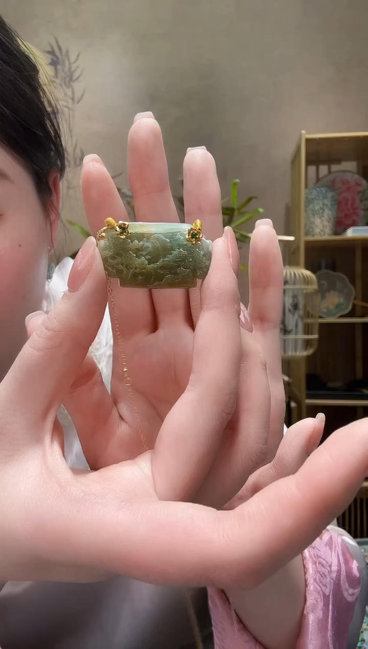 【闪购商品】翡翠颈饰未镶嵌吊坠