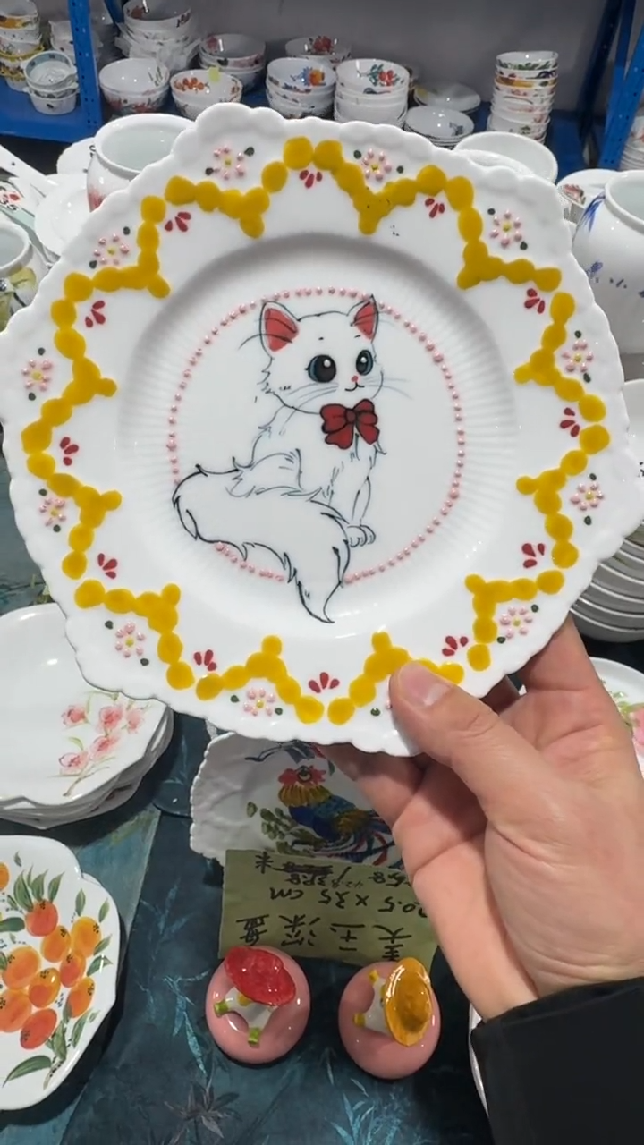 其他景德镇高温瓷（六边盘）