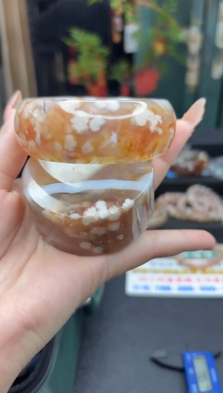 【闪购商品】石英质玉手镯未镶嵌2150（63圈赠送镯心）