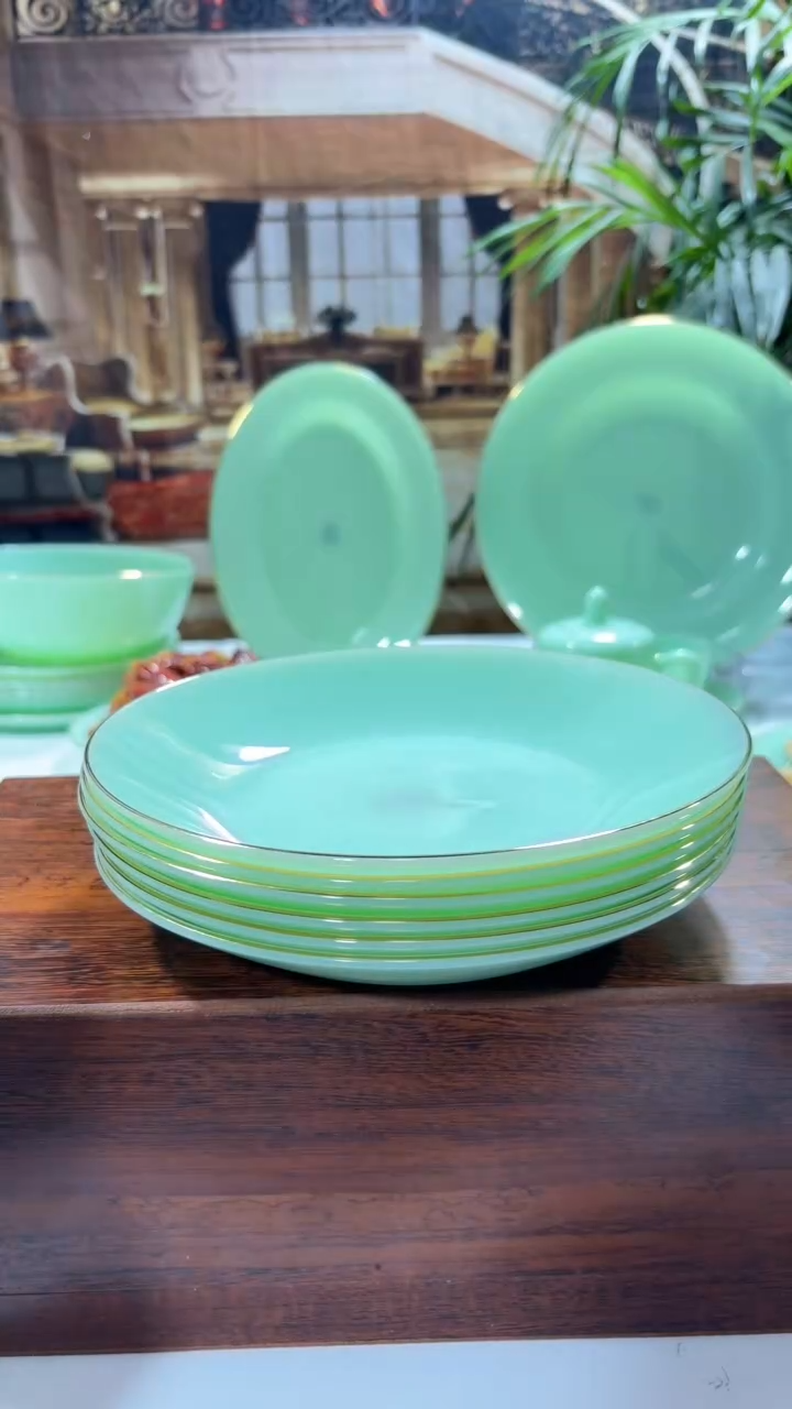 【闪购商品】...8英寸深盘6个  玉瓷【贝美】