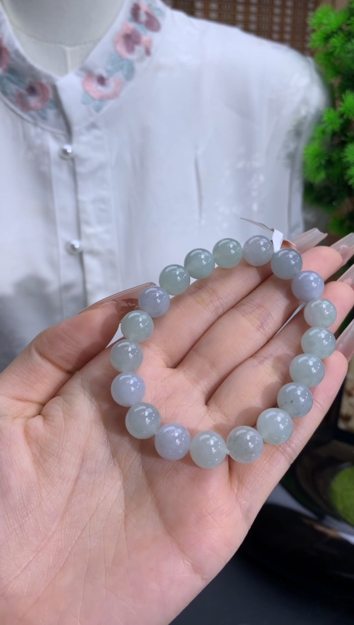 【闪购商品】翡翠手链未镶嵌卡10mm