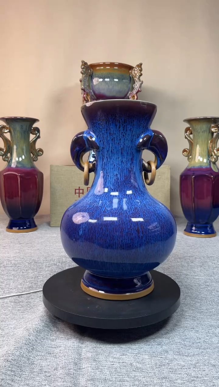 摆件神垕钧瓷收藏工艺品