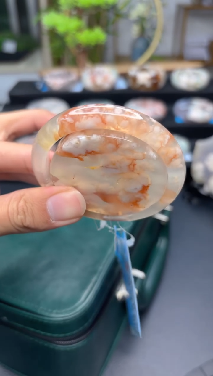 【闪购商品】石英质玉手镯未镶嵌C524(55圈赠送镯心)