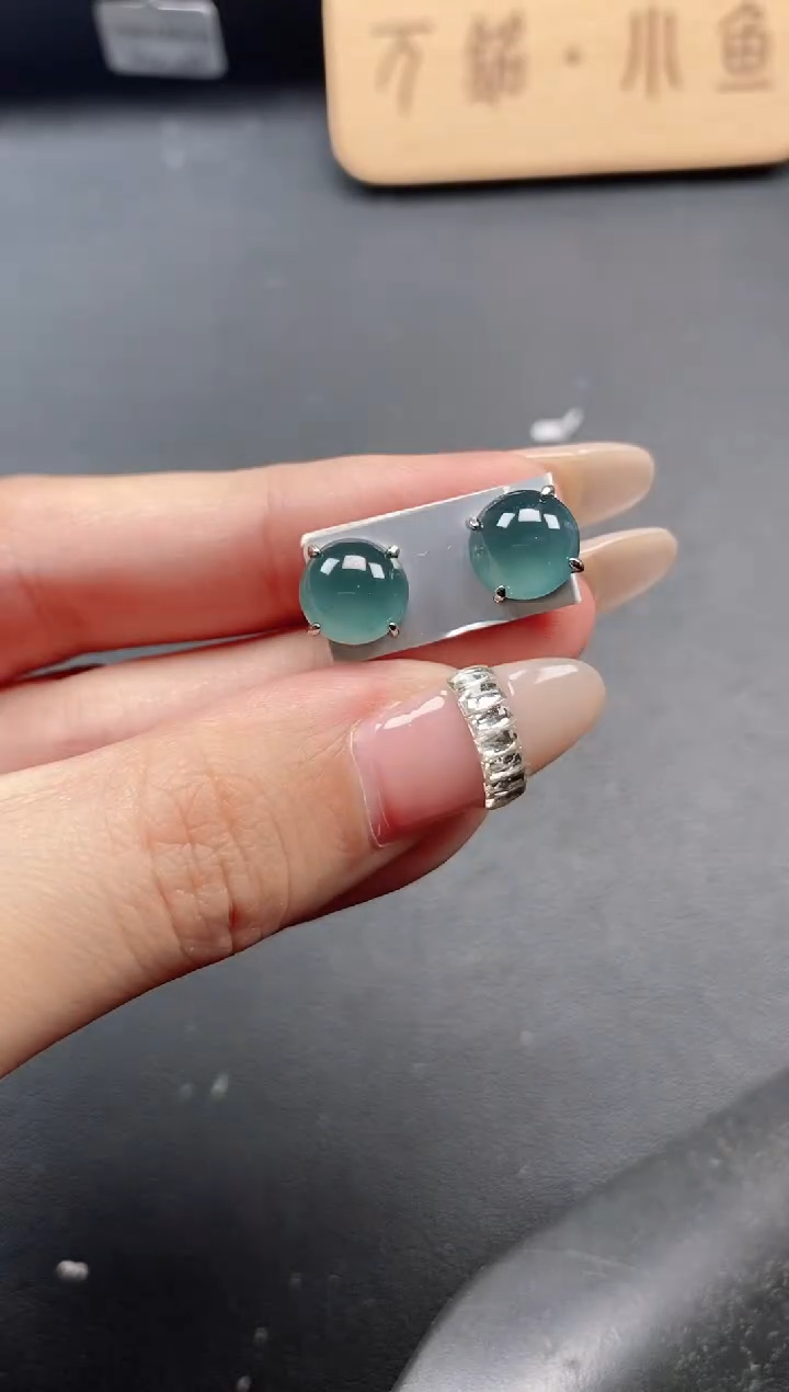 银S925镶嵌戒指翡翠51151