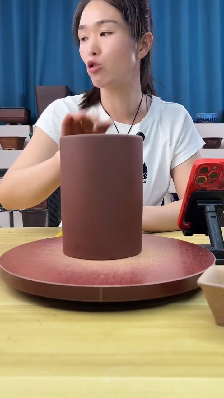 紫砂花盆花盆浅草紫砂花盆