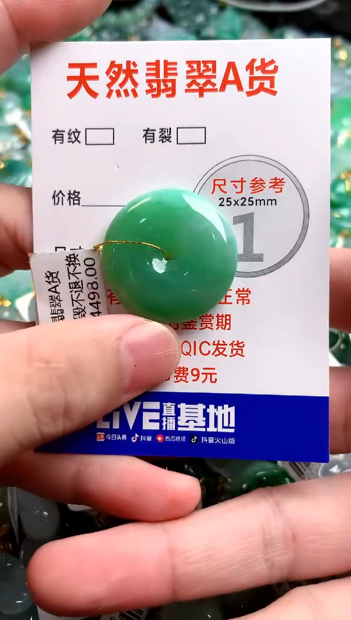 翡翠未镶嵌颈饰0734701981