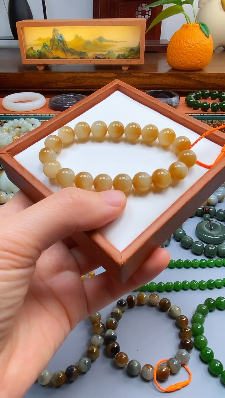 未镶嵌手串和田玉新疆且末糖白