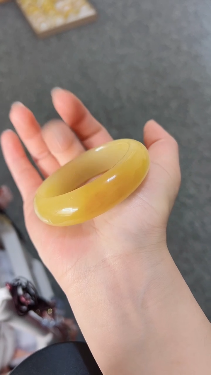 【闪购商品】石英质玉手镯未镶嵌909-54+