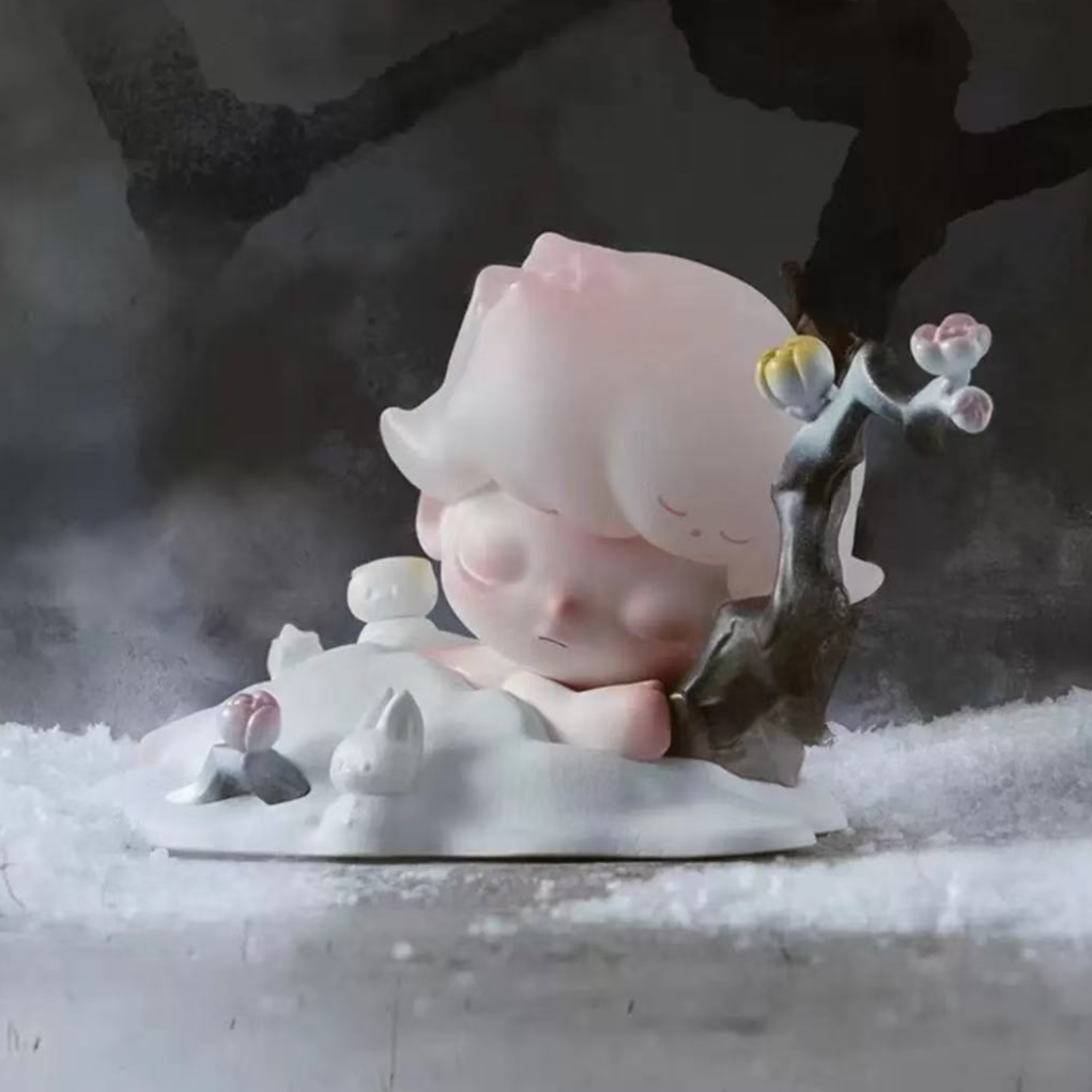 DIMOO一盏风月系列手办盲盒玩具可爱新年礼物摆件