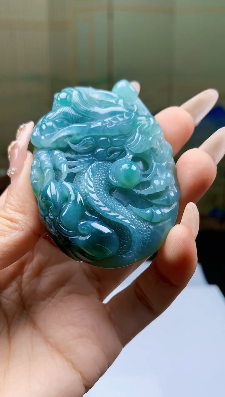 【闪购商品】定制翡翠未镶嵌5028ty-毛货挂件157