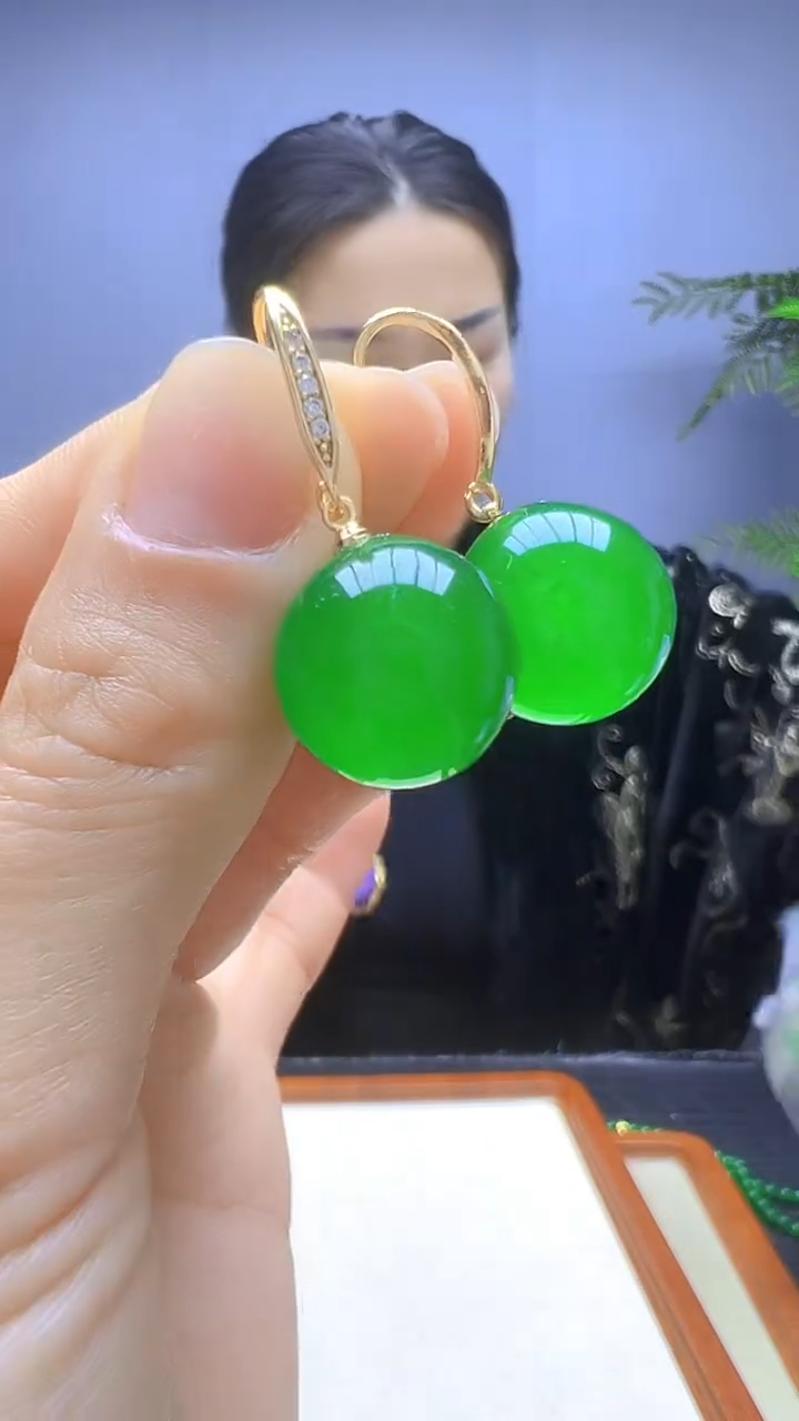 【闪购商品】翡翠颈饰14K金镶嵌颈饰