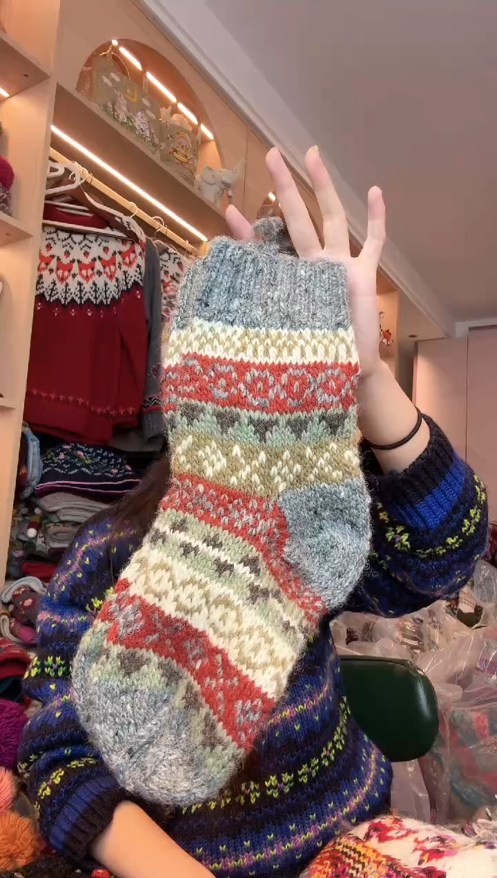 羊毛明星同款袜子