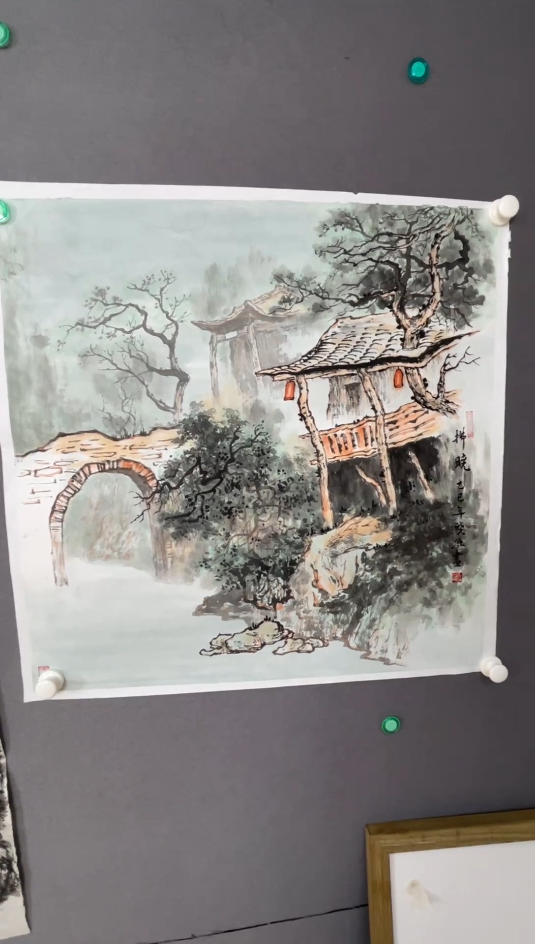 国画国画山水花鸟作品