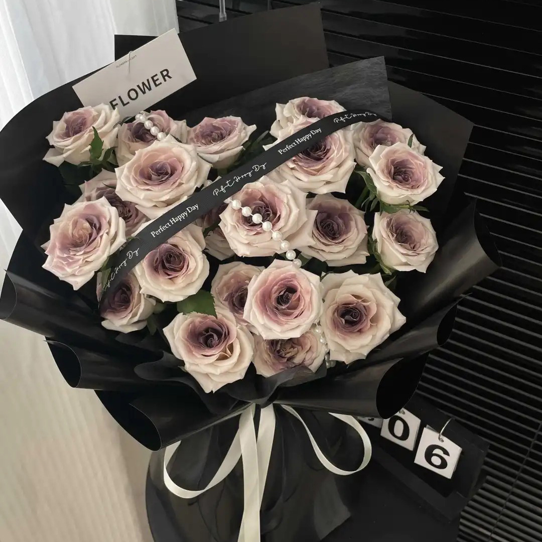 【公主的花】情人节告白鲜花礼物21枝乌梅子酱花束4882款鲜花小时达同城配送送女友送老婆花店免费送花上门