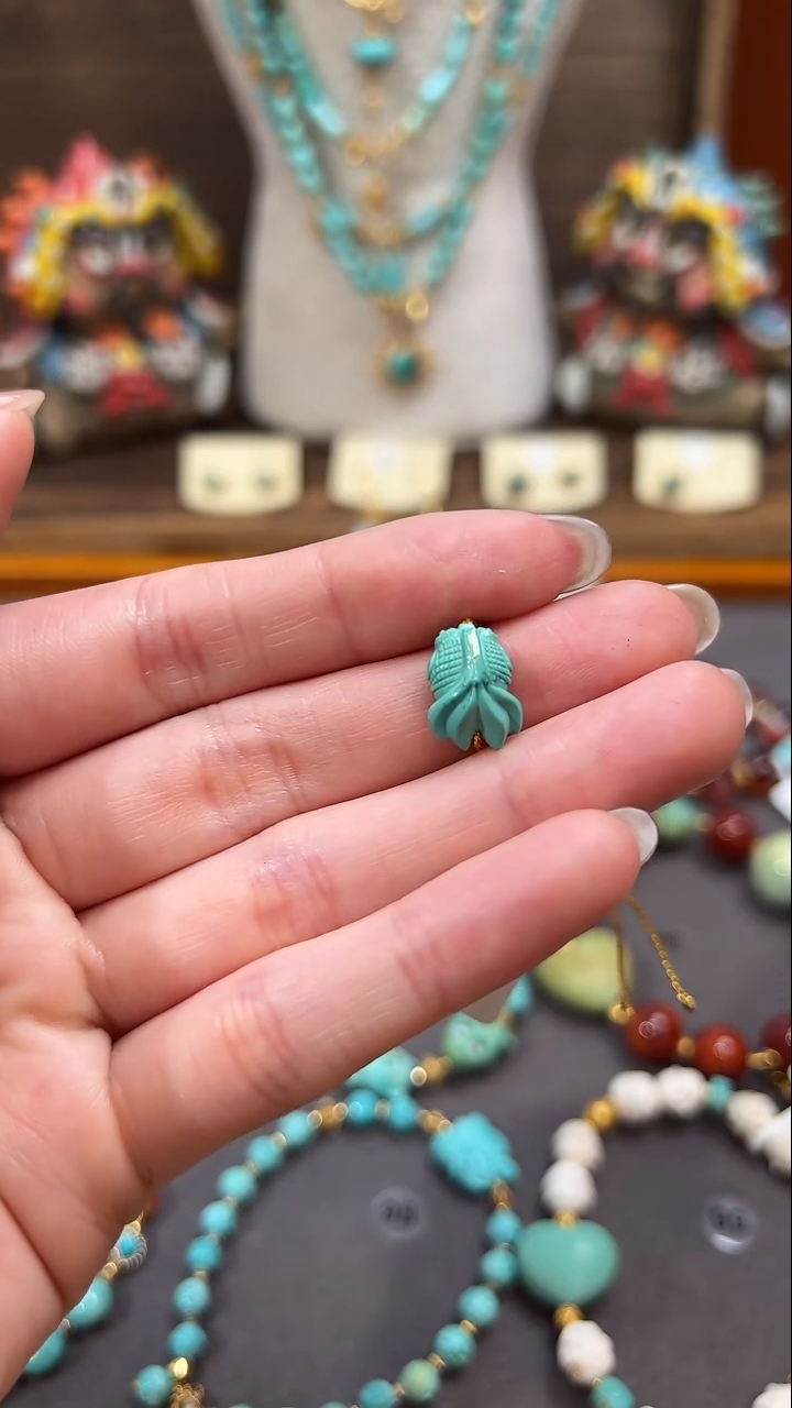 绿松石未镶嵌配饰绿松石配饰