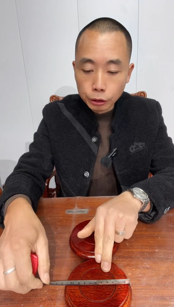 木买一送一非花整木红圆11*12*2.6