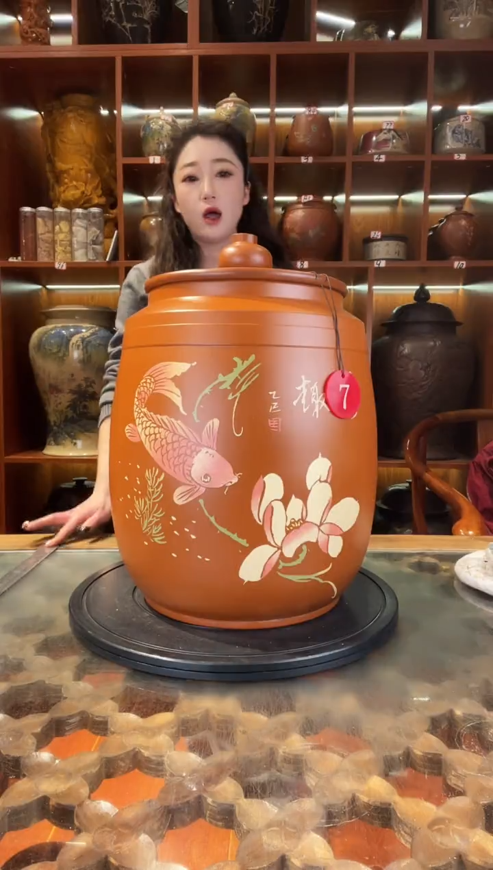 【闪购商品】缸云南建水紫陶茶缸@7