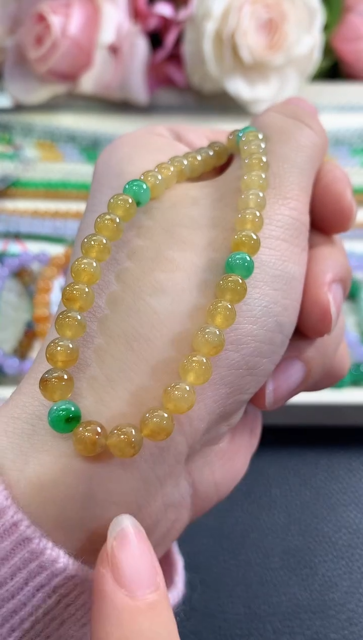 未镶嵌手串翡翠c68 多样性一件发货