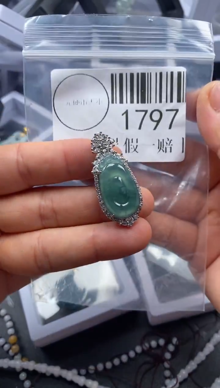 吊坠(不含链)未镶嵌翡翠1797