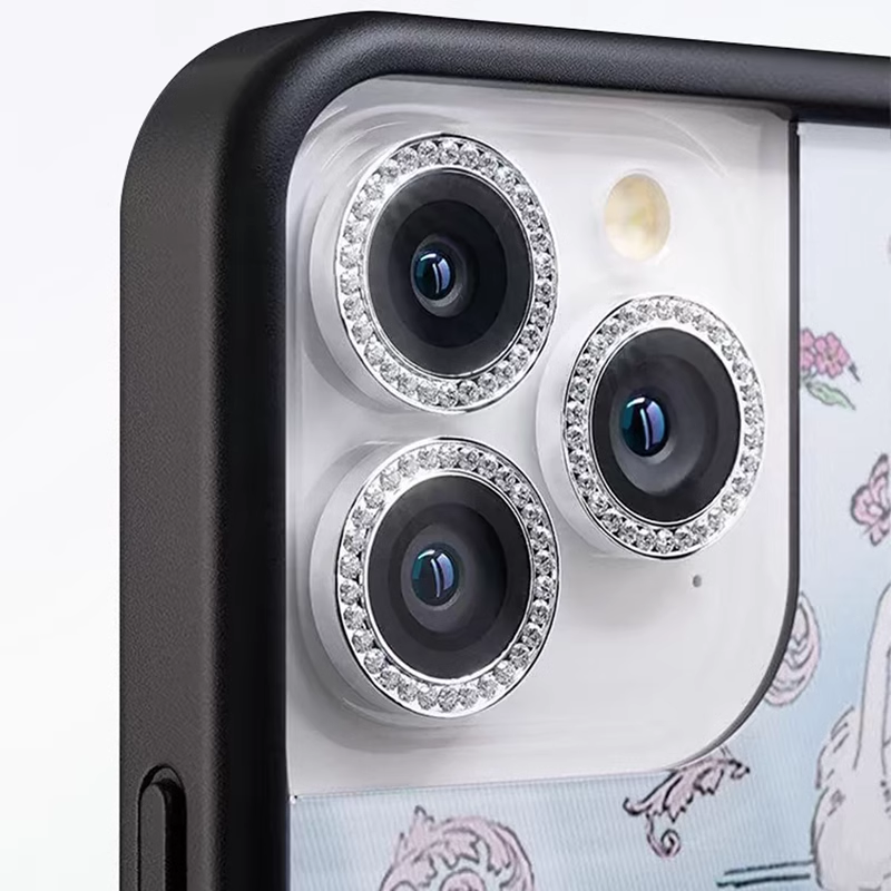 【WF镜头膜】po价上新-高级感水钻装饰高清不易沾指纹镜头膜