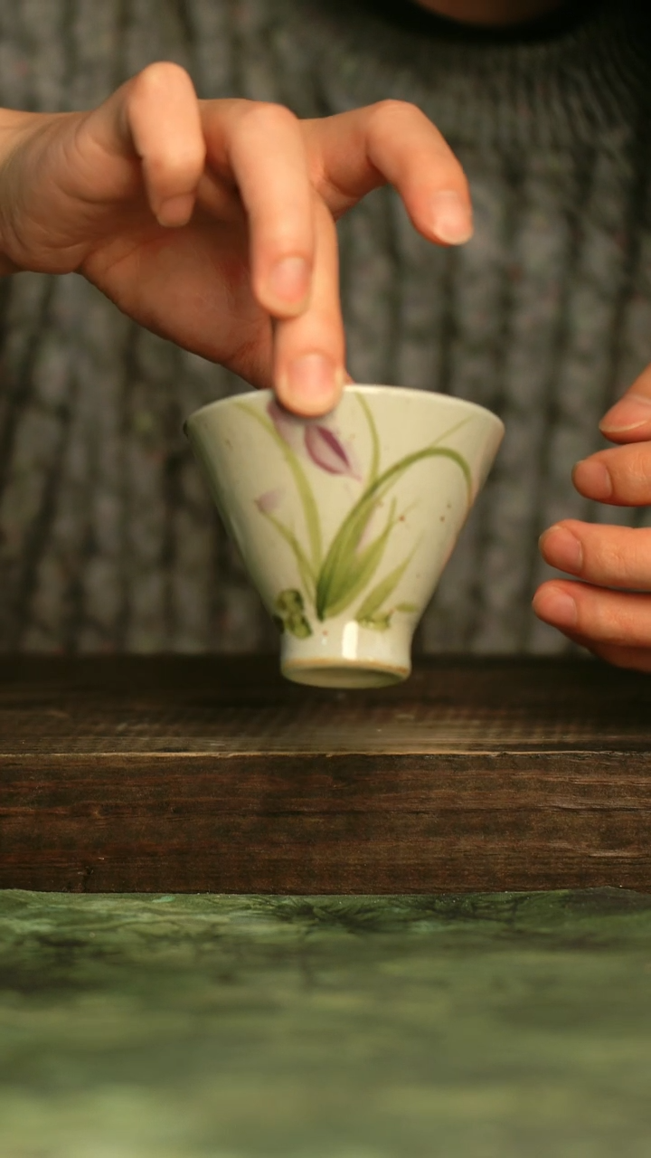 瓷器青诗集手工手绘瓷器