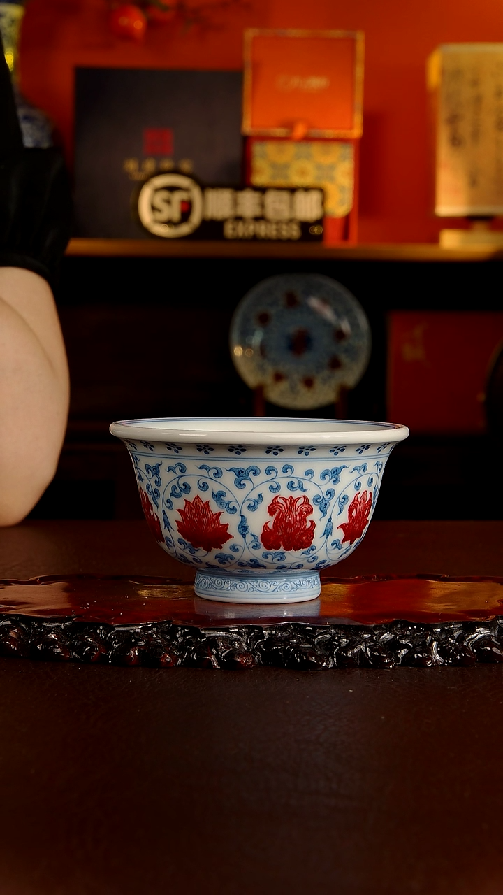 屹朴堂腰缠万贯蛇年限定压手杯