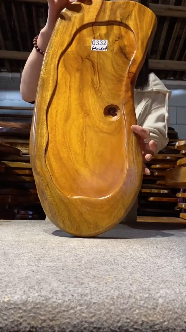 实木茶盘 一物一拍（不含配件）