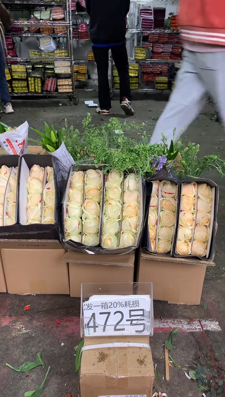 472号♥中通含20%耗损发一箱鲜花