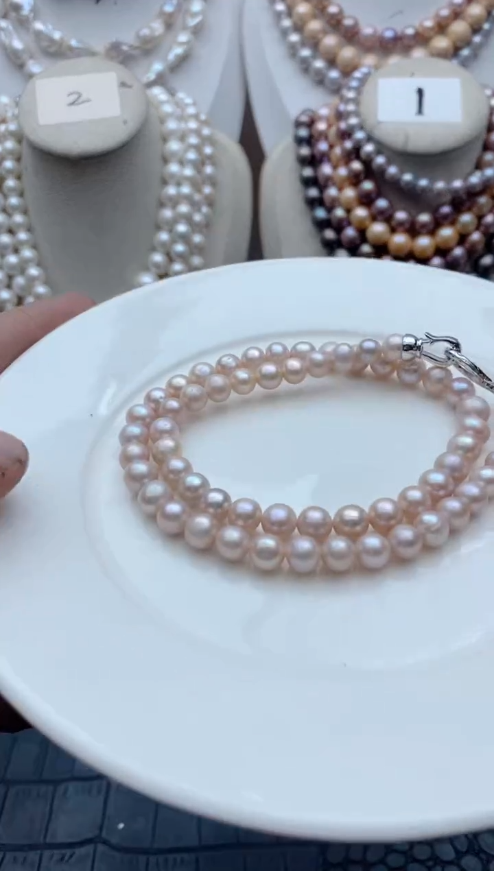 淡水珍珠未镶嵌颈饰2214