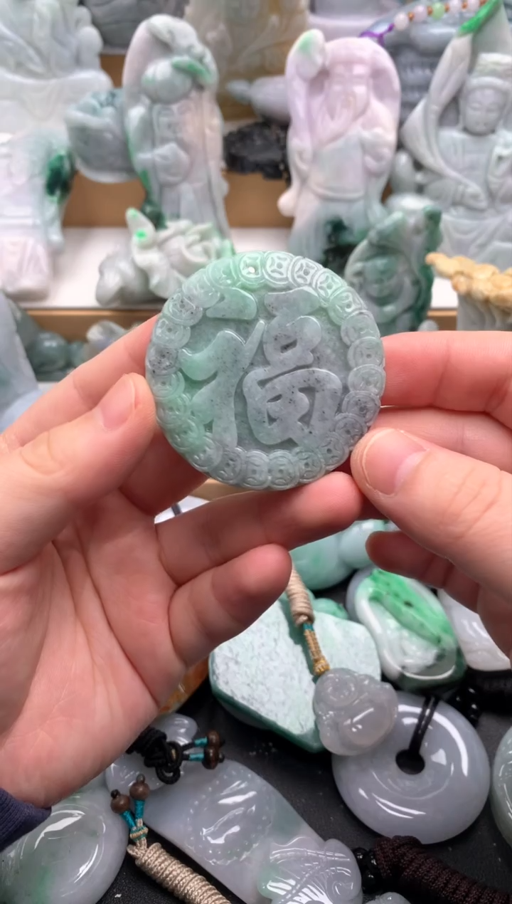 吊坠(不含链)未镶嵌翡翠1