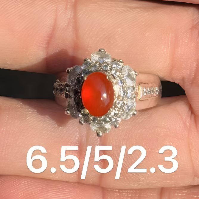 0112(小哪吒在源头)冰玻种翡翠鸽血红戒面干净肉细杠味荧光足M25