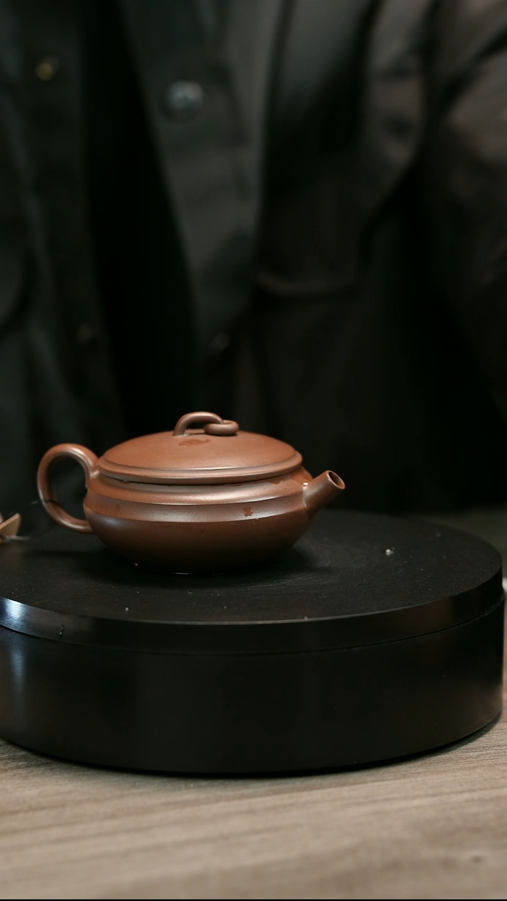 茶壶紫砂RH2533赵信军光素单圈扁炉
