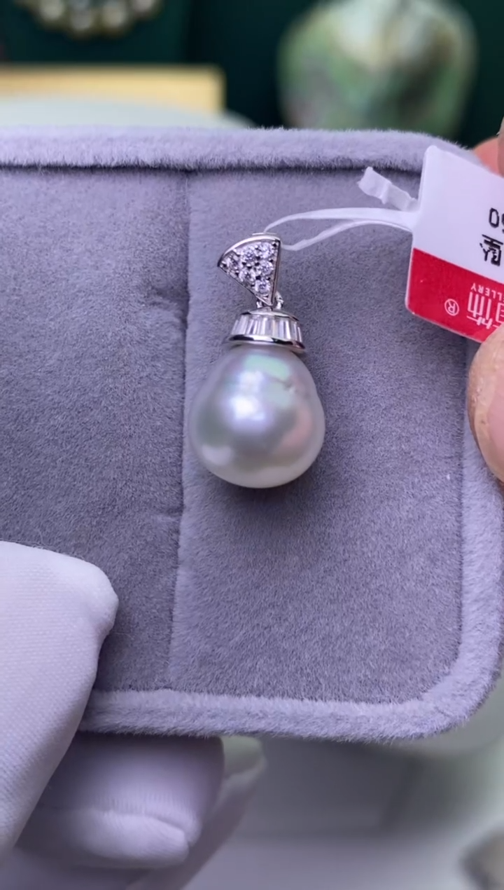 【闪购商品】海水珍珠颈饰银S925镶嵌10-11
