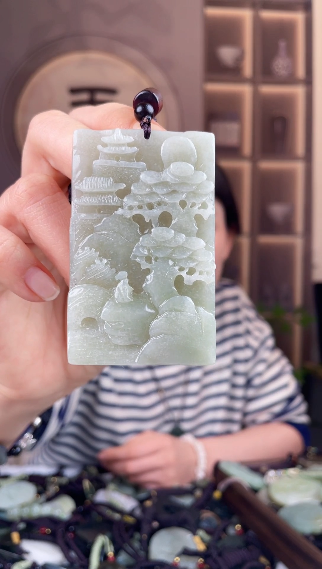 颈饰未镶嵌和田玉拍一发一，多样性发货