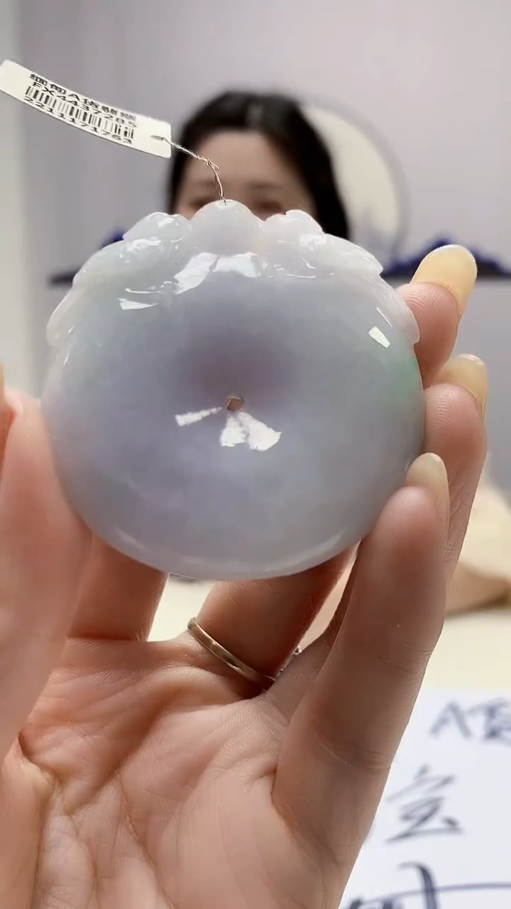 定制翡翠未镶嵌0405DD-毛货挂件58